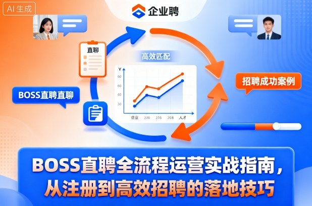 BOSS直聘全流程運營實戰指南，從注冊到高效招聘的落地技巧